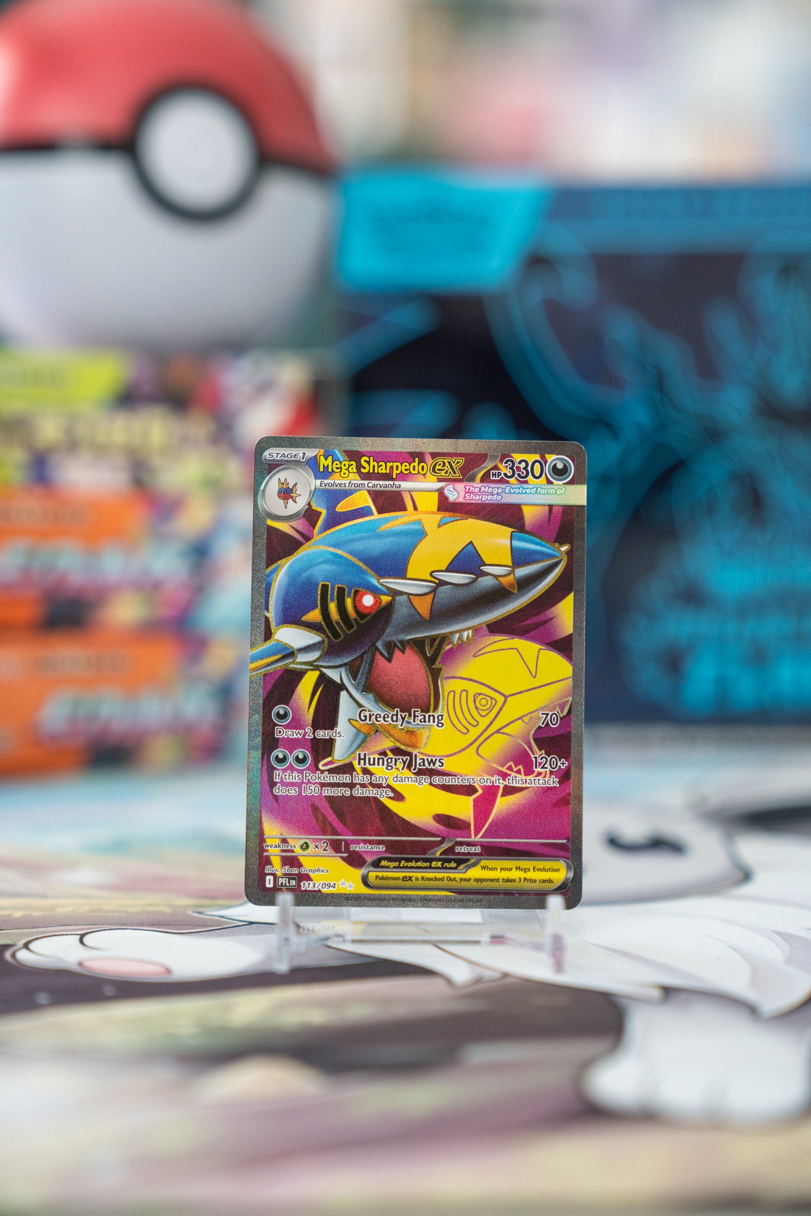 Mega Sharpedo ex (PFL 113)